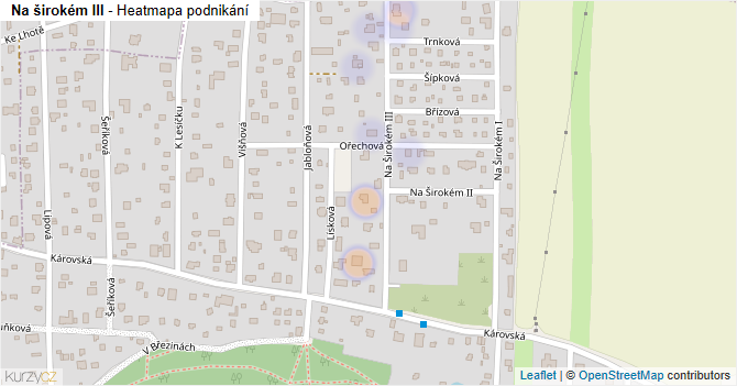 Na širokém III - mapa podnikání