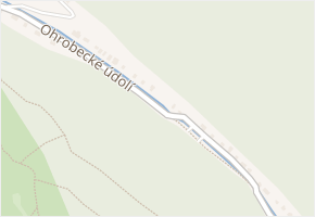 Ohrobecké údolí v obci Ohrobec - mapa ulice