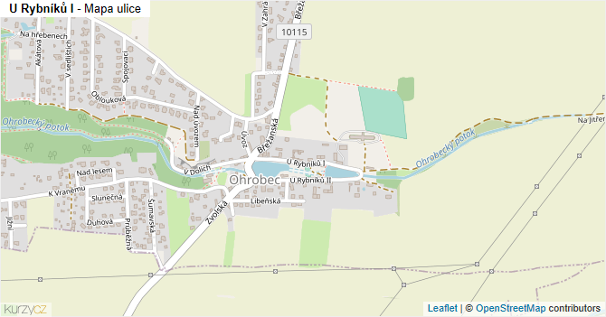 U Rybníků I - mapa ulice