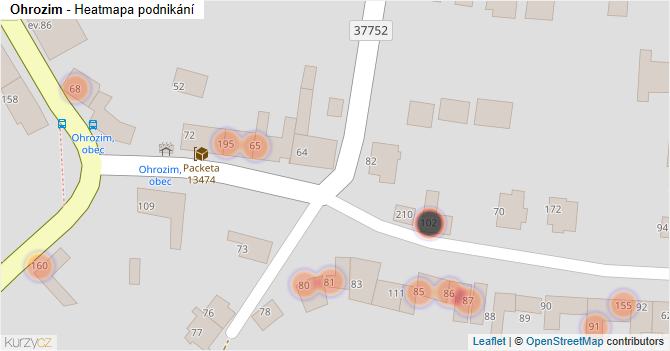 Ohrozim - mapa podnikání