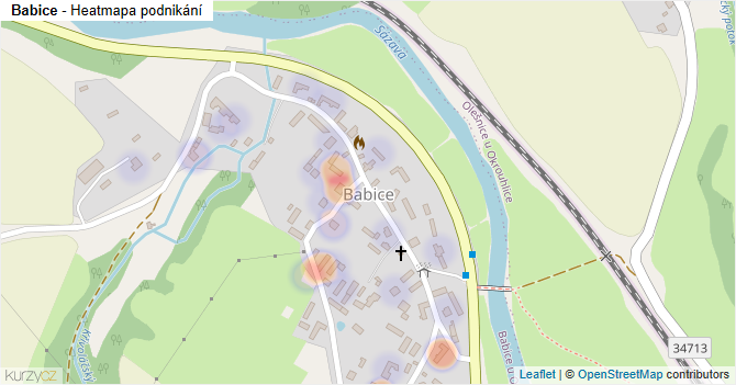 Babice - mapa podnikání