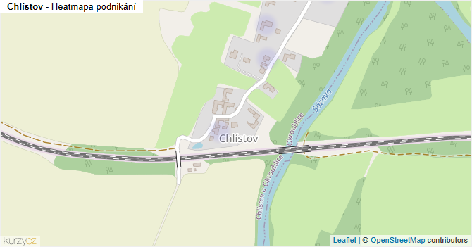 Chlístov - mapa podnikání