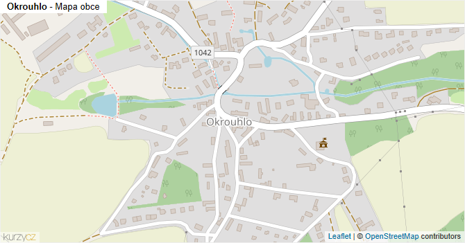 Okrouhlo - mapa obce