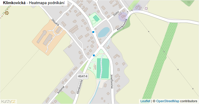 Klimkovická - mapa podnikání