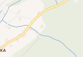 Filipka v obci Oldřichov v Hájích - mapa části obce