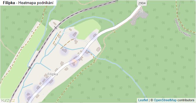 Filipka - mapa podnikání