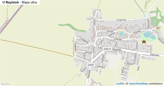 U Naplatek - mapa ulice