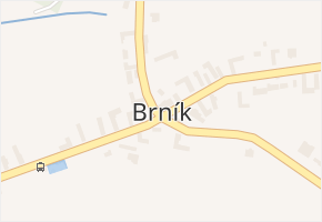 Brník v obci Oleška - mapa části obce