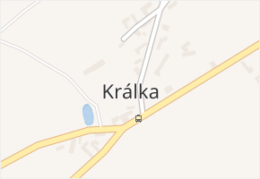 Králka v obci Oleška - mapa části obce