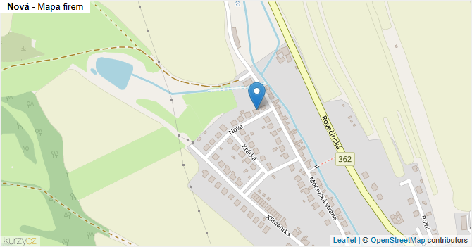 Nová - mapa firem