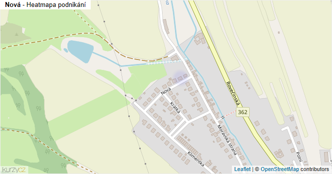 Nová - mapa podnikání