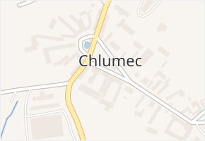 Chlumec v obci Olešník - mapa části obce