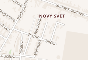 Brusinková v obci Olomouc - mapa ulice