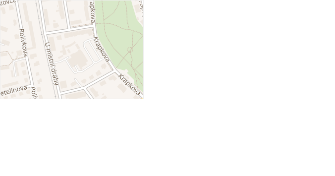 Grégrova v obci Olomouc - mapa ulice