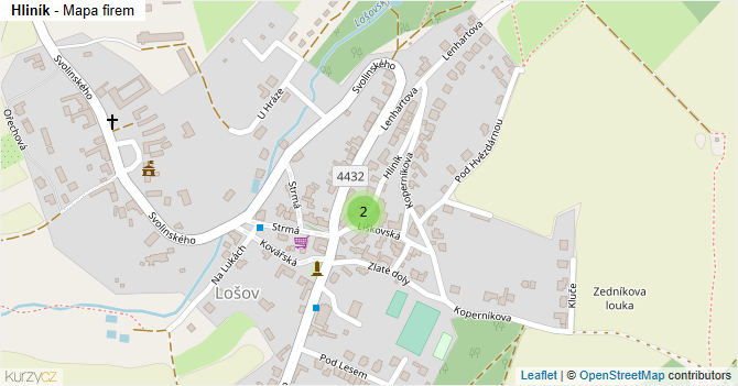 Hliník - mapa firem
