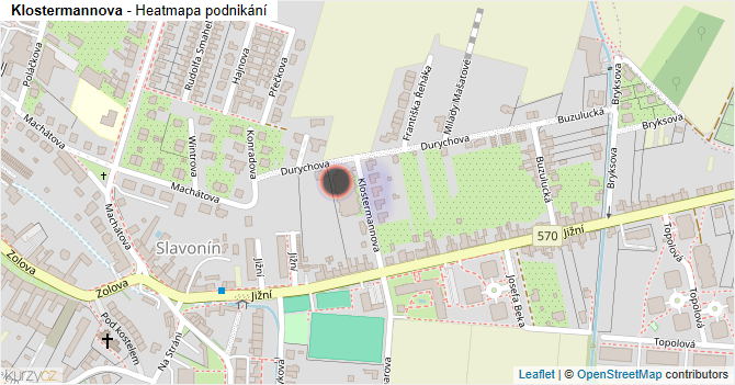 Klostermannova - mapa podnikání