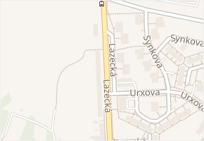 Lazecká v obci Olomouc - mapa ulice