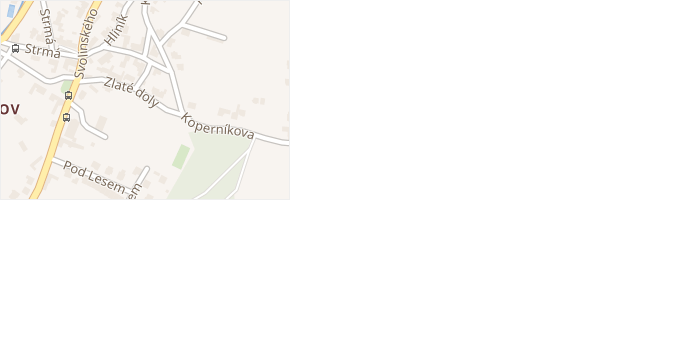 Liškovská v obci Olomouc - mapa ulice
