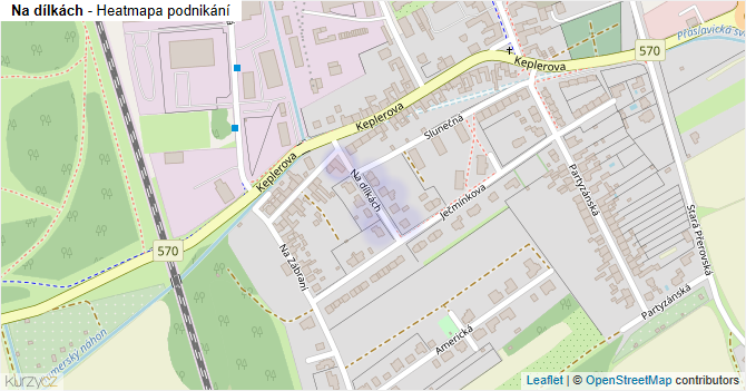 Na dílkách - mapa podnikání