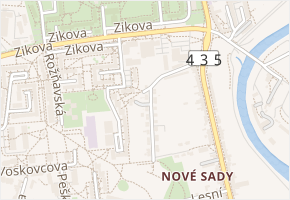 Na loučkách v obci Olomouc - mapa ulice