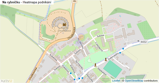 Na rybníčku - mapa podnikání