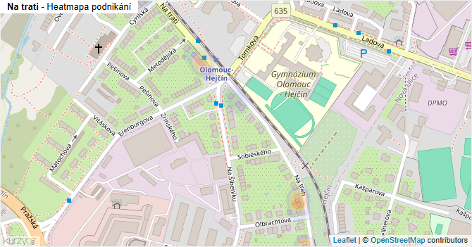 Na trati - mapa podnikání