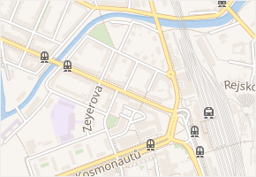 Neumannova v obci Olomouc - mapa ulice