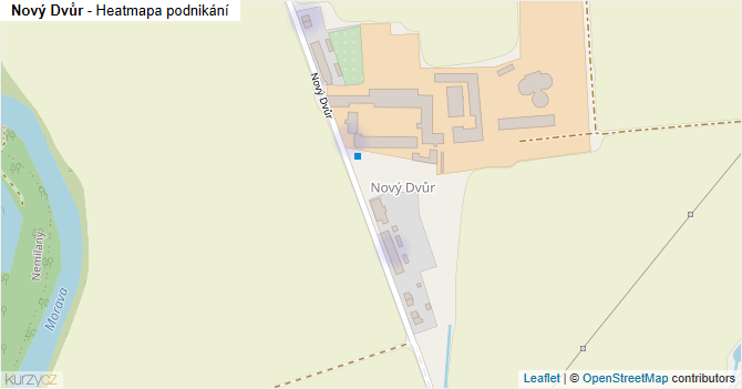 Nový Dvůr - mapa podnikání