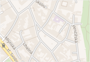 Panská v obci Olomouc - mapa ulice