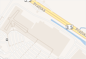 Pražská v obci Olomouc - mapa ulice
