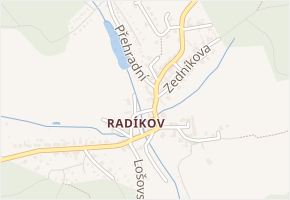 Přehradní v obci Olomouc - mapa ulice