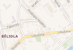 Prokopa Holého v obci Olomouc - mapa ulice
