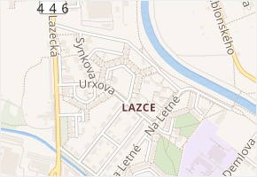 Řezáčova v obci Olomouc - mapa ulice