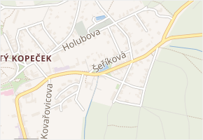 Šeříková v obci Olomouc - mapa ulice