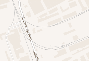 Sladkovského v obci Olomouc - mapa ulice