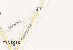 Šternberská v obci Olomouc - mapa ulice