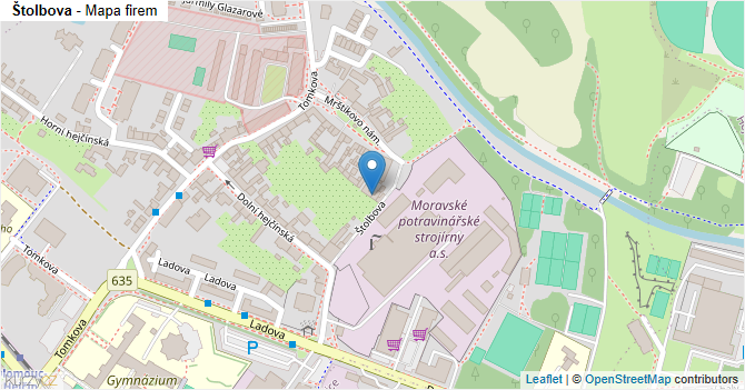Štolbova - mapa firem