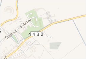 Švabinského v obci Olomouc - mapa ulice