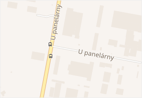 U panelárny v obci Olomouc - mapa ulice