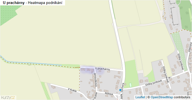 U prachárny - mapa podnikání
