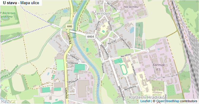U stavu - mapa ulice