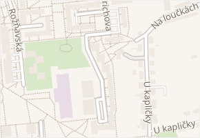 Werichova v obci Olomouc - mapa ulice