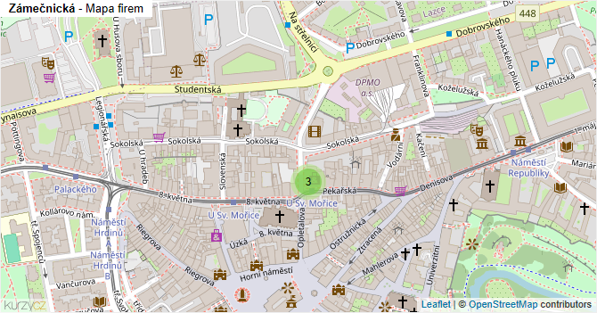 Zámečnická - mapa firem