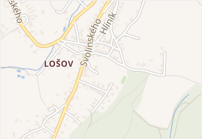 Zlaté doly v obci Olomouc - mapa ulice