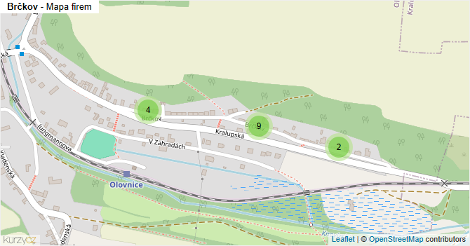 Brčkov - mapa firem