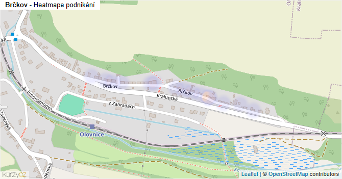 Brčkov - mapa podnikání