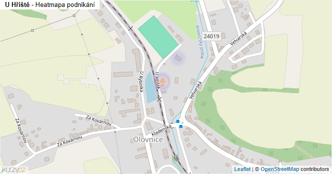 U Hřiště - mapa podnikání