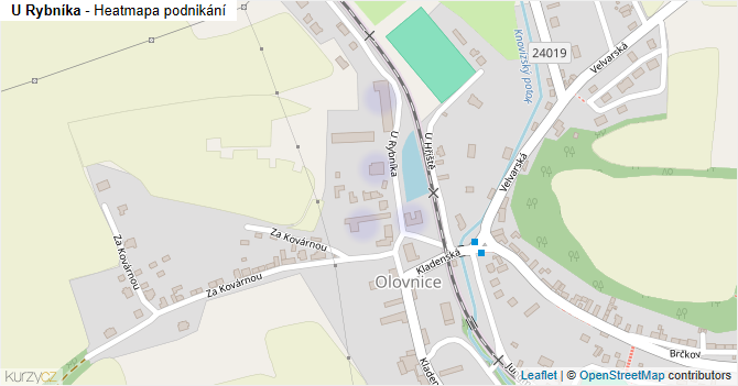 U Rybníka - mapa podnikání
