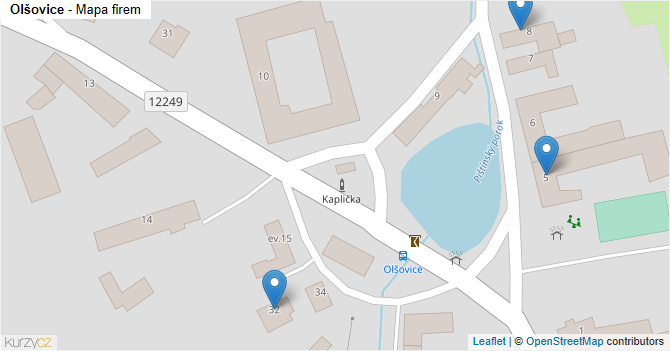 Olšovice - mapa firem