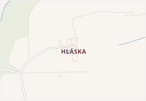 Hláska v obci Olšovice - mapa části obce